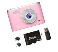 Fotocamera digitale 4K 6400W Pixeled 2.5 "Schermo di riempimento della luce migliora le prestazioni di scarsa illuminazione per la fotografia di viaggio Fotocamera digitale portatile per la fotografia