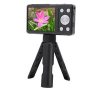 Fotocamera Digitale 4K 64MP Zoom 18X Registrazione in Loop Fotografia Al Rallentatore per i Ricordi di Tutti i Giorni (BLACK)