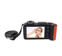 Fotocamera Digitale 4K, 70MP F1.8 Focus Automatico 50x Zoom Spict Point Shoot Vlogging Camera con Flash a Doppio Schermo, Batteria Integrata, per Adolescenti Adulti Principianti