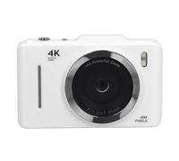 Fotocamera Digitale 4K Ad Alta Definizione da 48 MP Compatta e Portatile, Adatta Ai Viaggi, Zoom 16X, Display da 2,8 Pollici, Batteria a Lunga Durata, Funzione Sorridente e