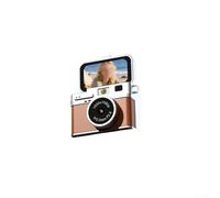 Fotocamera digitale 4K che combina fattore di forma compatto con messa a fuoco automatica affidabile ed efficace riduzione delle vibrazioni portatile (marrone)