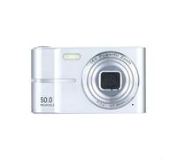 Fotocamera digitale 4K che supporta la registrazione video 1080P con zoom digitale 16X e LCD da 2,4 pollici per un'anteprima in tempo reale (argento)