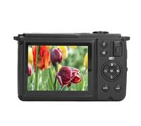 Fotocamera Digitale 4K con Doppio Obiettivo, Zoom 16X FS01 Connettività WiFi Fotocamera 4K 64MP Selfie per la Fotografia