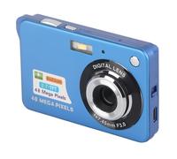 Fotocamera Digitale 4K con Flash Zoom 8x, Display LCD da 2,7, Fotocamera Compatta Portatile Anti-Vibrazione da 48 MP per Fotografia e Video, Fotocamera per per (BLUE)