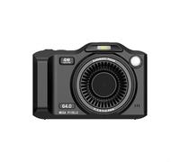 Fotocamera digitale 4K con WiFi, display HD da 2,8 pollici, per la condivisione di foto e video, per viaggi, fotografia di paesaggi selvatici (nero)