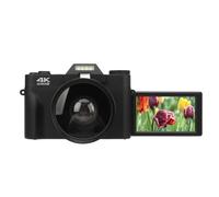 Fotocamera Digitale 4K da 48 MP, Schermo Ruotabile a 180 Gradi, Zoom Digitale 16X con Messa a Fuoco Automatica, Fotocamera per Vlogging, Trasferimento di Foto e Video, Fotocamera