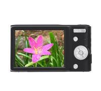 Fotocamera Digitale 4K da 50 MP con Zoom Digitale 16x, Schermo LCD da 2,8 Pollici, Flash, Messa a Fuoco Automatica, Piccola Fotocamera da Viaggio, Videocamera Digitale (BLACK)