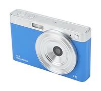 Fotocamera Digitale 4K Fotocamera Mirrorless IPS HD da 2,88'' AF Autofocus Zoom 16X Fotocamera da 50 MP Riprese Macro per Adulti e Adolescenti (BLUE)