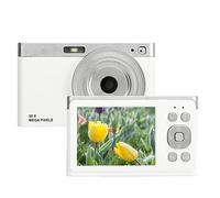 Fotocamera Digitale 4K, Fotocamera per 1080P HD 50MP, Fotocamera Compatta Anti-vibrazione con Zoom Digitale 16x, Fotocamera Portatile Semplice, per Fotografie di Viaggio
