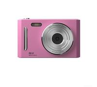 Fotocamera digitale 4K, fotocamera portatile compatta retrò, zoom digitale 8x, schermo IPS da 2,4", fotografia portatile, selfie da viaggio, livello base (viola)