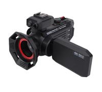 Fotocamera Digitale 4K, Fotocamera Punta e Scatta WiFi da 53 MP Zoom Digitale 50X, Autofocus con Schermo da 3 Pollici Slitta a Caldo Videocamera Portatile da Viaggio per la (BLACK)