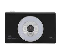Fotocamera Digitale 4K HD con Zoom Digitale 8x e Luce di Riempimento Regolabile Fotocamera Portatile Ricaricabile per Ragazzi, Scuola, Viaggi, Incontri con Amici