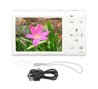 Fotocamera Digitale 4K HD, Lettore MP3 per Fotocamera Digitale da 64 MP Come (WHITE)