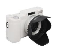 Fotocamera Digitale 4K HD, Schermo Ribaltabile, Messa a Fuoco Automatica, Abbellimento Viso, Zoom 16x, 48MP, WiFi, Fotocamera Portatile da Viaggio con Flash, Obiettivo
