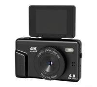Fotocamera digitale 4K per video 16x per zoom per fotocamera digitale vlog | Zoom digitale 16x, obiettivo professionale, dettagli nitidi anche da lontano, anti-shake