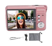 Fotocamera Digitale 4K, Schermo da 2,7 Pollici HD da 48 MP Fotocamera Punta e Scatta Zoom 8X Messa a Fuoco Automatica Fotocamera Tascabile da Viaggio Automatica Anti-vibrazione