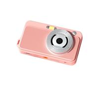 Fotocamera Digitale 4K Videocamera Digitale 50MP Schermo IPS da 2,2 Pollici Messa a Fuoco Automatica Zoom Digitale 16X Anti-Shake Flash Integrato Batteria Filtri di Bellezza di (Rosa)