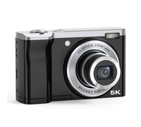 Fotocamera digitale 5K con zoom ottico 5X e stabilizzazione anti-shake - Nouvo