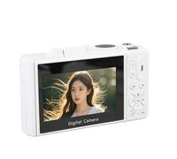 Fotocamera Digitale 5K, Fotocamera Digitale HD 5K 75MP UHD 18XAF Autofocus da 3 Pollici Schermata WiFi con Flash per Fotografia e Video (WHITE)