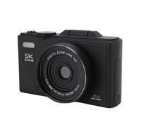 Fotocamera Digitale 5k per Adolescenti per Principianti, Punto da 75mp UHD 5k e Fotocamera Sparare con Schermo da 3 Pollici, AutoFocus Anti Shake 18x Digital Zoom Vlogging Cam