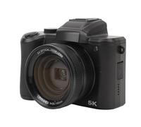 Fotocamera Digitale 5K, Zoom Ottico 5X Stabilizzazione a 6 Assi Messa a Fuoco Automatica Fotocamera per Vlogging Display IPS da 64 MP da 3,2 Pollici Fotocamera da Viaggio