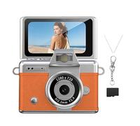 Fotocamera digitale - 64 GB retrò elettronica, dispositivo fotografico con display LCD, facile da trasportare, per pioggia, sole, neve, attrezzatura da campeggio, escursionismo, zaino in spalla
