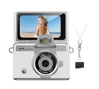 Fotocamera digitale - 64 GB retrò elettronica, dispositivo fotografico con display LCD, facile da trasportare, per pioggia, sole, neve, attrezzatura da campeggio, escursionismo, zaino in spalla