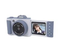 Fotocamera Digitale 66mp con Video da 2,5k, Schermo di Lancio a 180 °, Zoom 16x, Luce di Riempimento a LED, Schermo da 2,4 Pollici, Fotocamera Vlogging per Viaggi, Selfie e