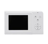 Fotocamera Digitale 6MP 4K Autofocus 16x Digitale con Schermo da 2,4 Pollici Fotocamera Portatile con Sensore Digitale 4K HD (WHITE)