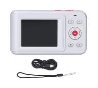 Fotocamera digitale 72MP 2.5K video uscita a doppio schermo telecamera compatta 16x zoom autofocus telecamera per le raccolte di viaggio graduazioni (Argento)