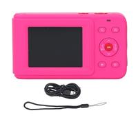 Fotocamera digitale 72MP 2.5K video uscita a doppio schermo telecamera compatta 16x zoom autofocus telecamera per le raccolte di viaggio graduazioni (Rosso)