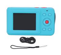 Fotocamera digitale 72MP 2.5K video uscita a doppio schermo telecamera compatta 16x zoom autofocus telecamera per le raccolte di viaggio graduazioni (Blu)