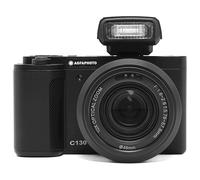 AgfaPhoto Realishot C130 Fotocamera Digitale Compatta Sensore CMOS, Apertura f/1.8-2.6, ISO 100-3200, Autofocus, Display LCD, Memoria Esterna SD, Batteria Ricaricabile - Nero