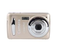 Fotocamera digitale compatta 1080P, 16 MP con schermo da 2,4 pollici - 32 GB Gold