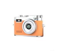 Fotocamera digitale compatta 1080p con schermo LCD da 0,96", leggera e portatile, stile retrò, M-ini per studenti e campus, colore: marrone