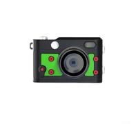 Fotocamera digitale compatta 1080p, mini fotocamera portatile ricaricabile, supporta schede di memoria, standby lungo, per adolescenti, bambini e principianti (verde)