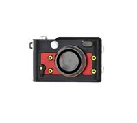 Fotocamera digitale compatta 1080p, mini fotocamera portatile ricaricabile, supporta schede di memoria, standby lungo, per adolescenti, bambini e principianti (rosso)