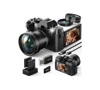 Fotocamera digitale compatta 4K, webcam Wi-Fi, registratore video Vlog vintage, camcorder 48 MP, zoom 16x