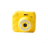 Fotocamera digitale compatta creativa ispiratrice 1080p, appositamente progettata per le piccole mani dei bambini (giallo)