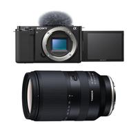 Fotocamera Digitale Compatta Sony Alpha ZV-E10 24.2 MP Zoom 16x Sensore APS-C 4K HDR con Obiettivo Tamron 18-300mm
