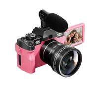 Fotocamera Digitale Compatta Telecamera Di Rete Wireless 4K Registratore Vlog Retrò Da 48 MP Schermo Ribaltabile 3 Pollici Scatta Nitida Fluida