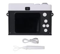 Fotocamera digitale con giochi per giocatori mp3 riempiono la luce 1080p da 48 MP HD da 2,0 pollici a colori TFT Screen Anti -Shake 800MAH 8X Digital Zoom Camera per viaggi (Nero)