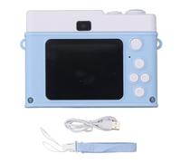 Fotocamera digitale con giochi per giocatori mp3 riempiono la luce 1080p da 48 MP HD da 2,0 pollici a colori TFT Screen Anti -Shake 800MAH 8X Digital Zoom Camera per viaggi (Blu)