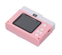 Fotocamera digitale con lettore MP3, luce di riempimento, 1080p, 48 MP, HD, schermo TFT da 2 pollici, schermo a colori, anti vibrazione, 800 mAh, zoom digitale 8x, fotocamera da viaggio (rosa)