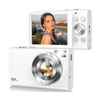 Fotocamera digitale con scheda di memoria da 32 GB, video Full HD, design compatto, perfetta per la fotografia, facile da usare, leggera e portatile per viaggi e momenti quotidiani
