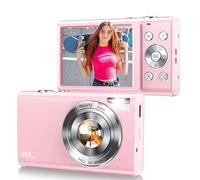 Fotocamera digitale con scheda di memoria da 32 GB, video Full HD, design compatto, perfetta per la fotografia, facile da usare, leggera e portatile per viaggi e momenti quotidiani