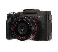 Fotocamera Digitale con Schermo Ribaltabile, Risoluzione 1080P, Schermo Selfie, Webcam, Registrazione in Loop, Rilevamento del Movimento, Filigrana Temporale, per Fotografia,