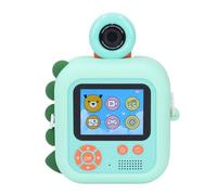 Fotocamera Digitale con Stampa per Bambini, Cornici Digitali Multiple, Fotocamera Digitale con Stampa Termica per Bambini, Cordino Anti-smarrimento 1920x1080P per i Viaggi (ORANGE)