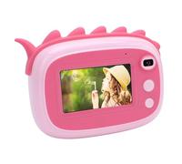 Fotocamera Digitale con Touch Screen IPS da 3 Pollici, Doppia Lente Anteriore Posteriore da 48 MP 1080P, Stampa Video Senza Inchiostro, Cornice Divertente, Funzione Timer (Roseo)