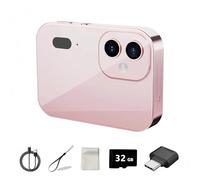 Fotocamera digitale D6 con messa a fuoco automatica e registrazione video 4K, fotocamera UHD compatta portatile da 64 MP, zoom digitale 16X, anti-shake, include scheda da 32 GB, per adolescenti e